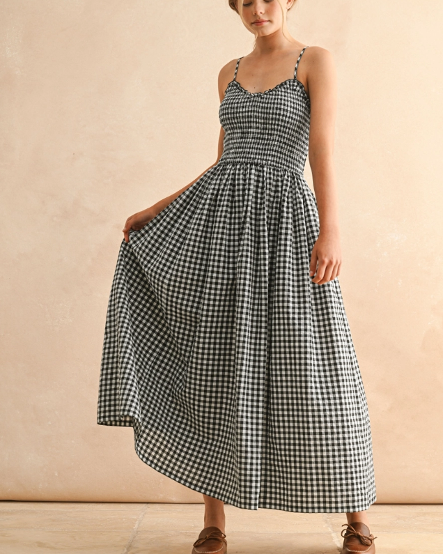 Miou Muse Classic GinghamDress