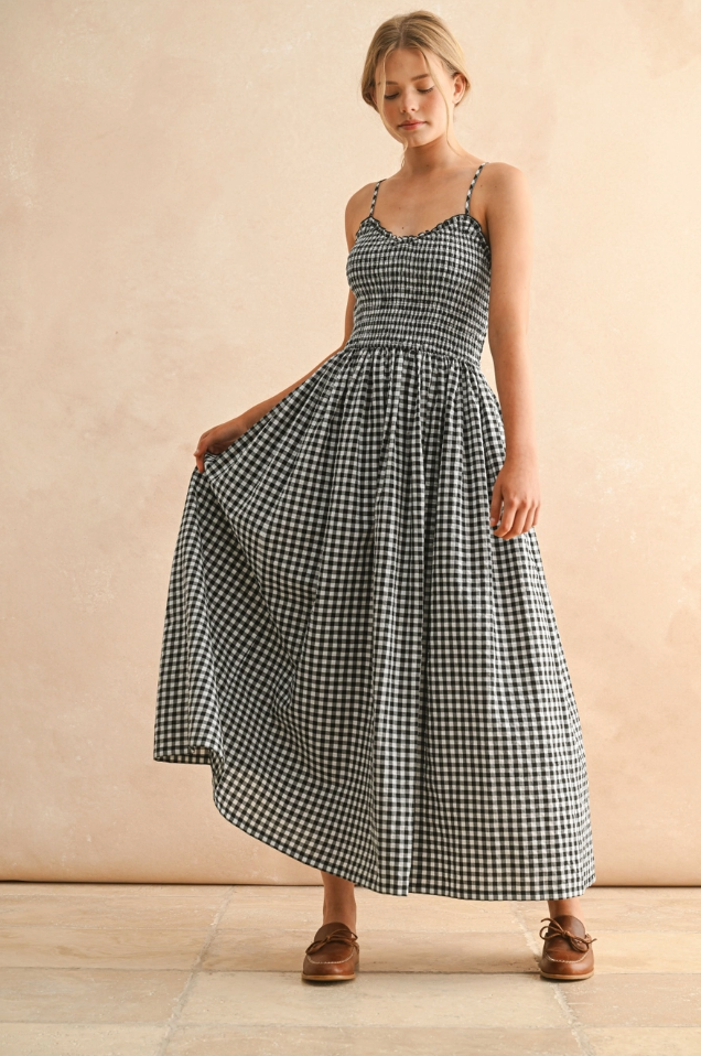 Miou Muse Classic GinghamDress