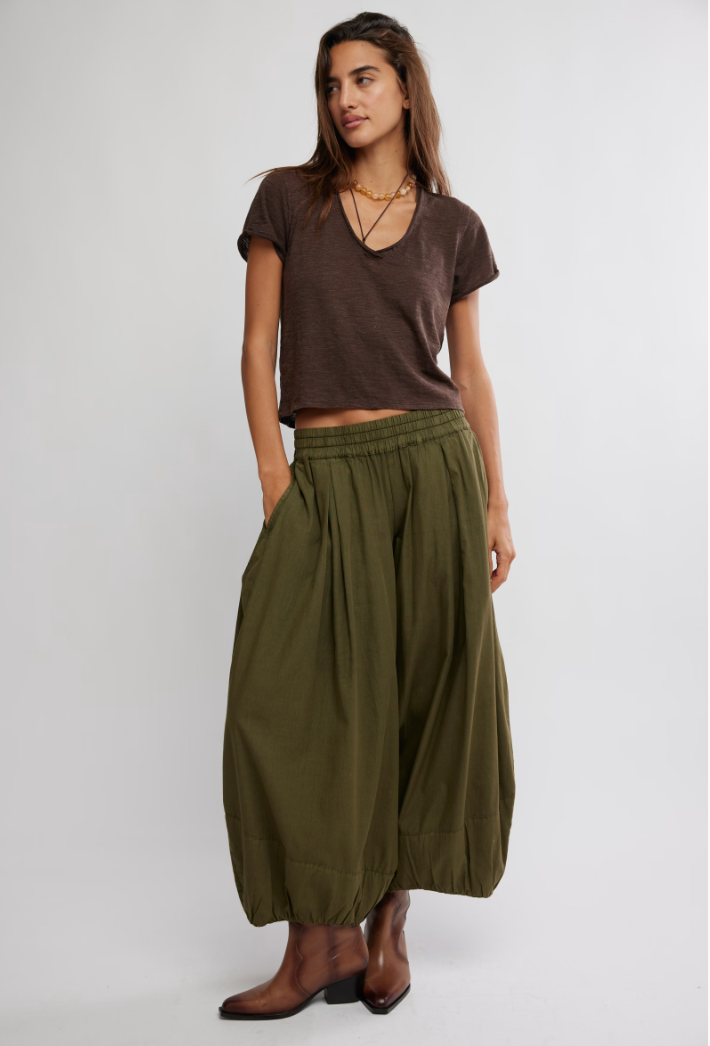 Free People Moonflower Solid Balloon Pant