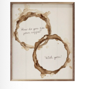 Coffee With You 8x10 Sign