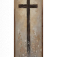 Cross With Flowers 16x48 Large Sign