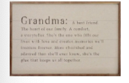 Family Definitions 8X5 Sign