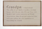 Family Definitions 8X5 Sign