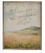 I Have Seen The Goodness 32X40 Sign