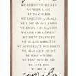 On The Farm We Are Family 12X24x1.5 White Sign