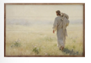 Spring Jesus With Lamb 8X5