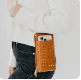 Pretty Simple Woven Double Duty Phone Bag