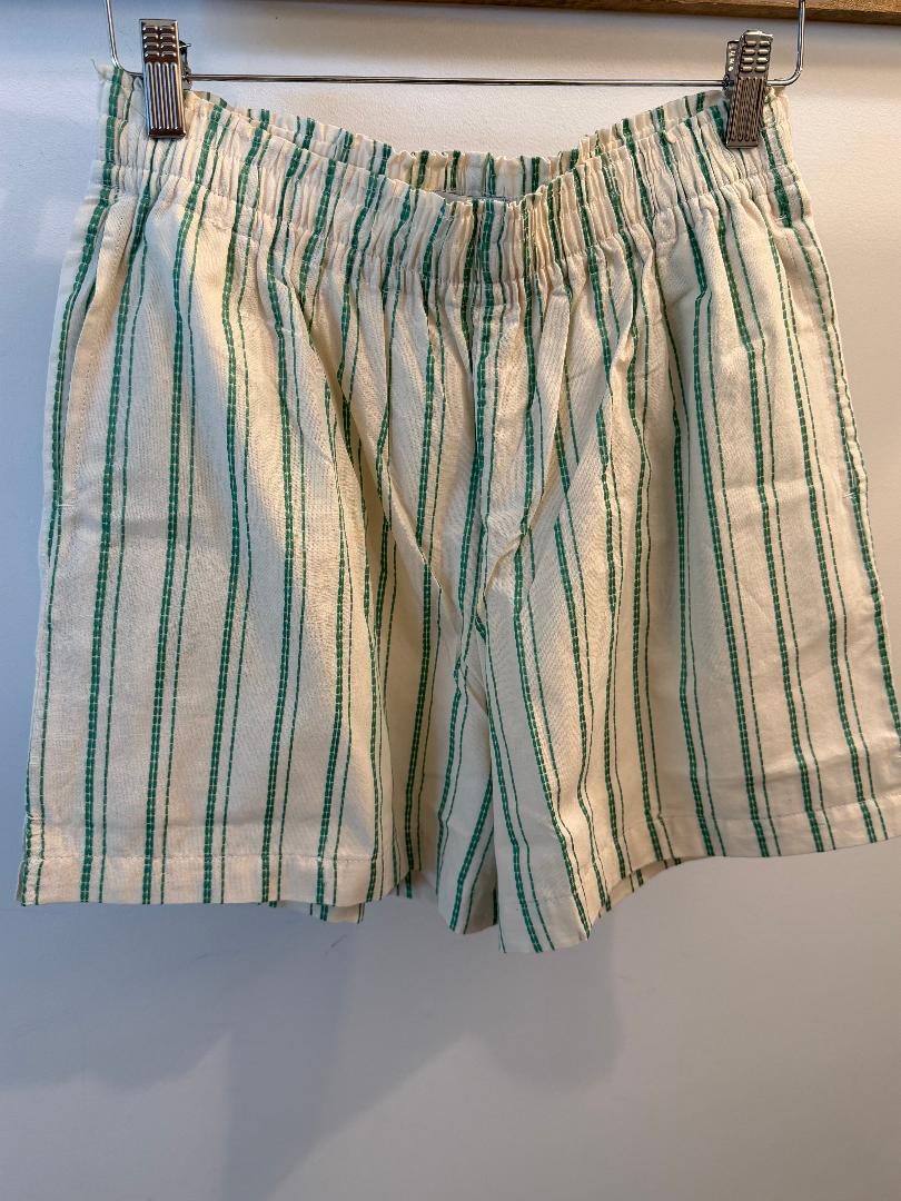 ICHI Relaxed Vertical Stripe Shorts