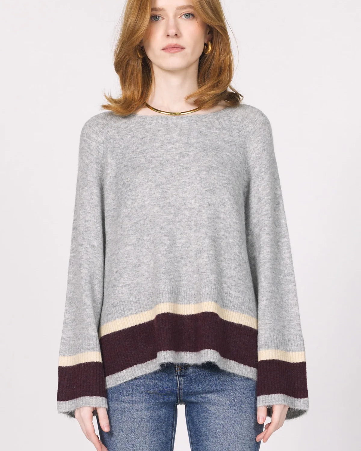 Another Love Tanea Sweater Heather Grey