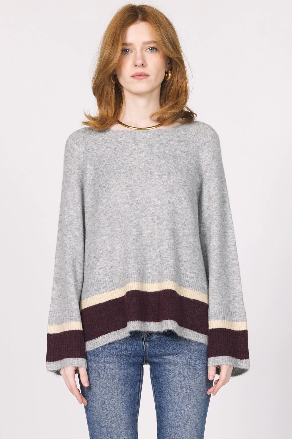 Another Love Tanea Sweater Heather Grey