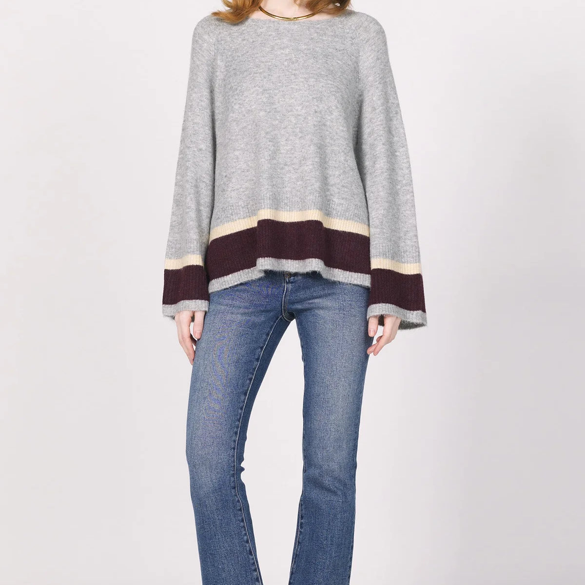 Another Love Tanea Sweater Heather Grey