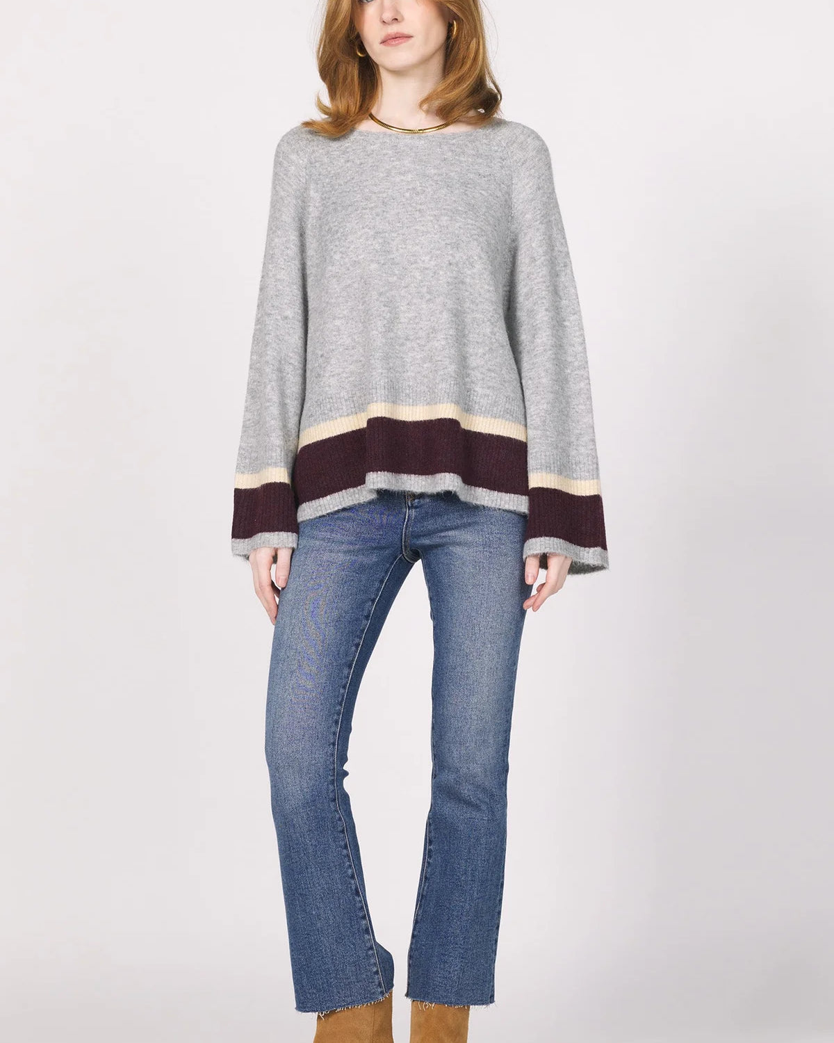 Another Love Tanea Sweater Heather Grey