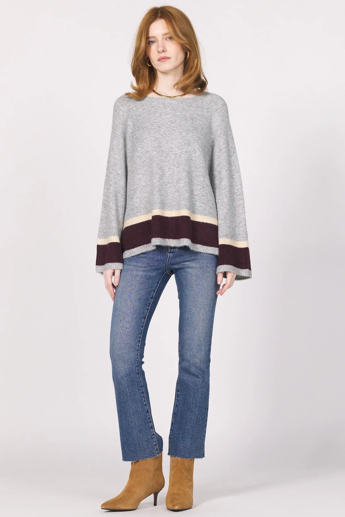 Another Love Tanea Sweater Heather Grey