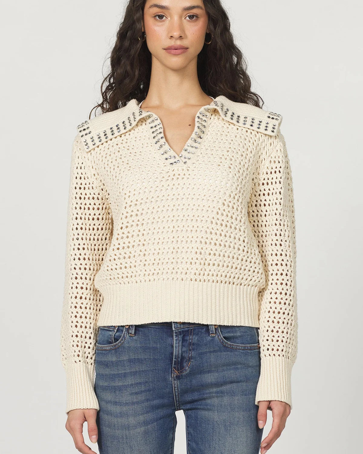 Another Love Emeline Cream Sweater