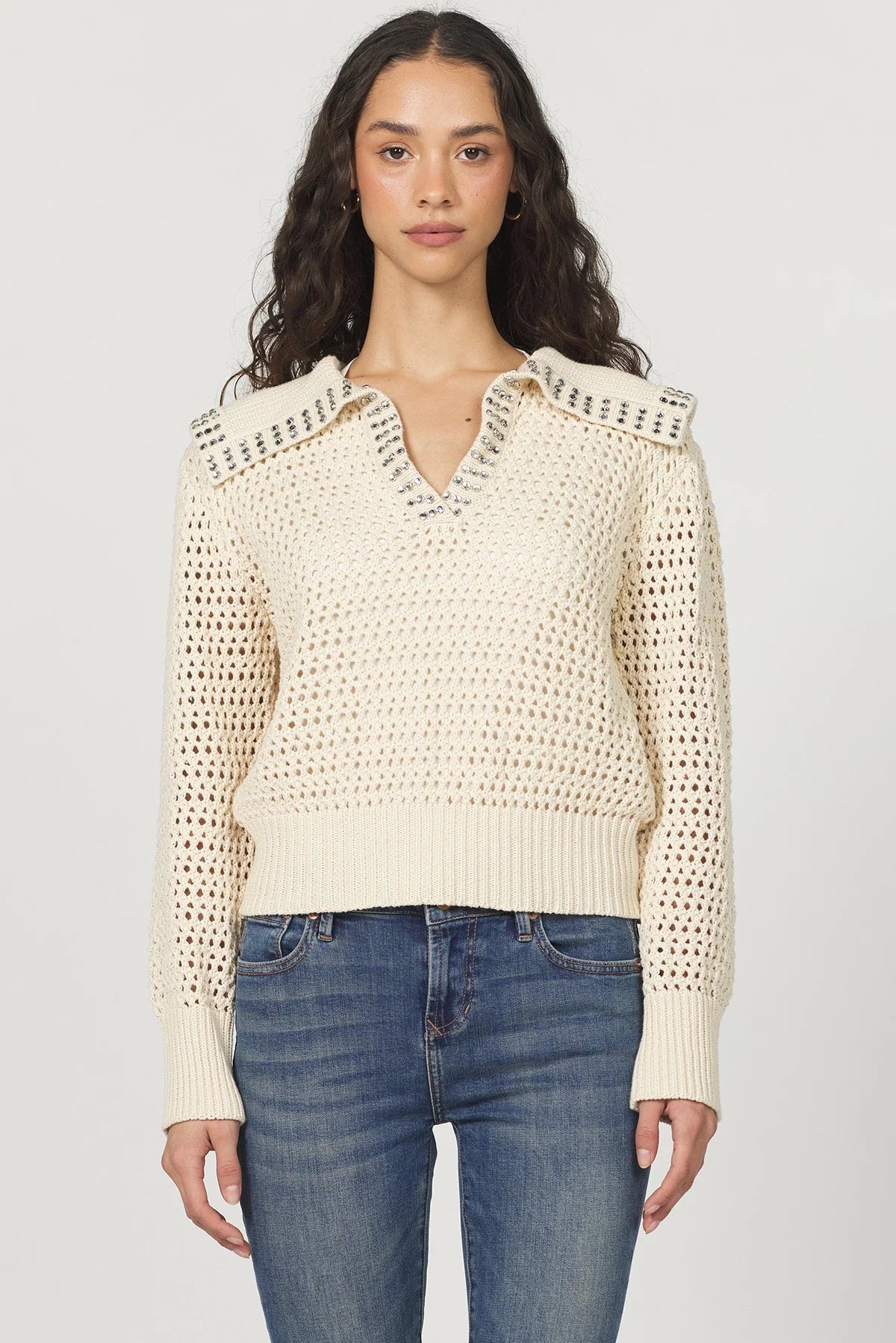 Another Love Emeline Cream Sweater