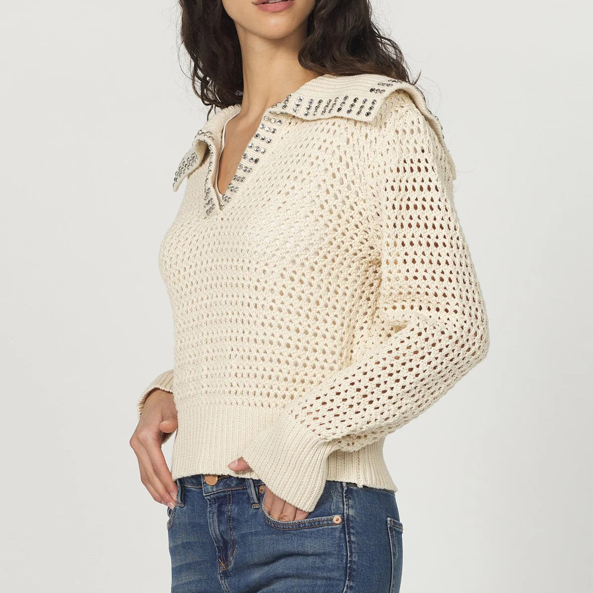 Another Love Emeline Cream Sweater