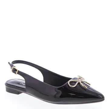 Black Women's Flat Dress Shoe