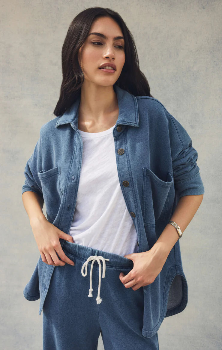 Z Supply All Day Knit Denim Jacket