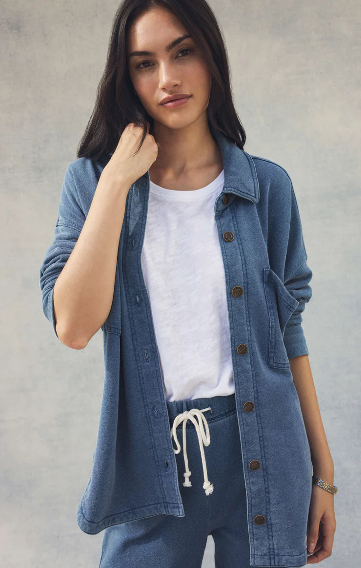 Z Supply All Day Knit Denim Jacket