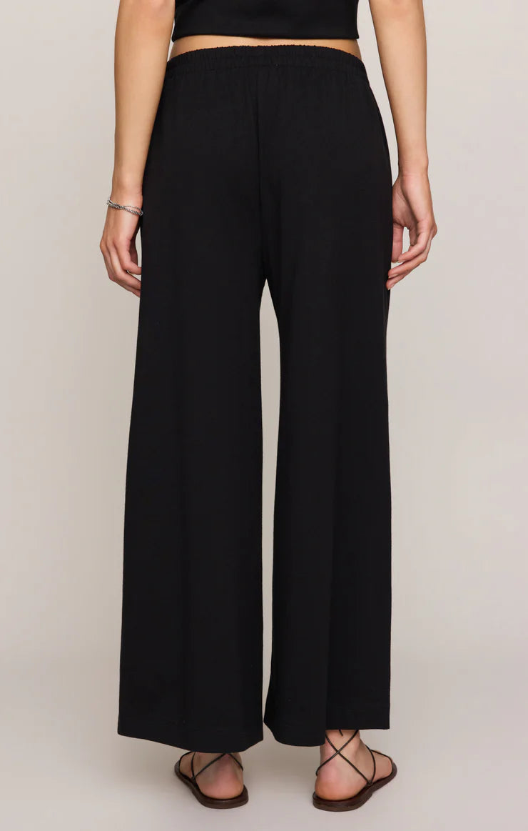 Z Supply Scout High-Rise Cotton Jersey Crop Flare Pant