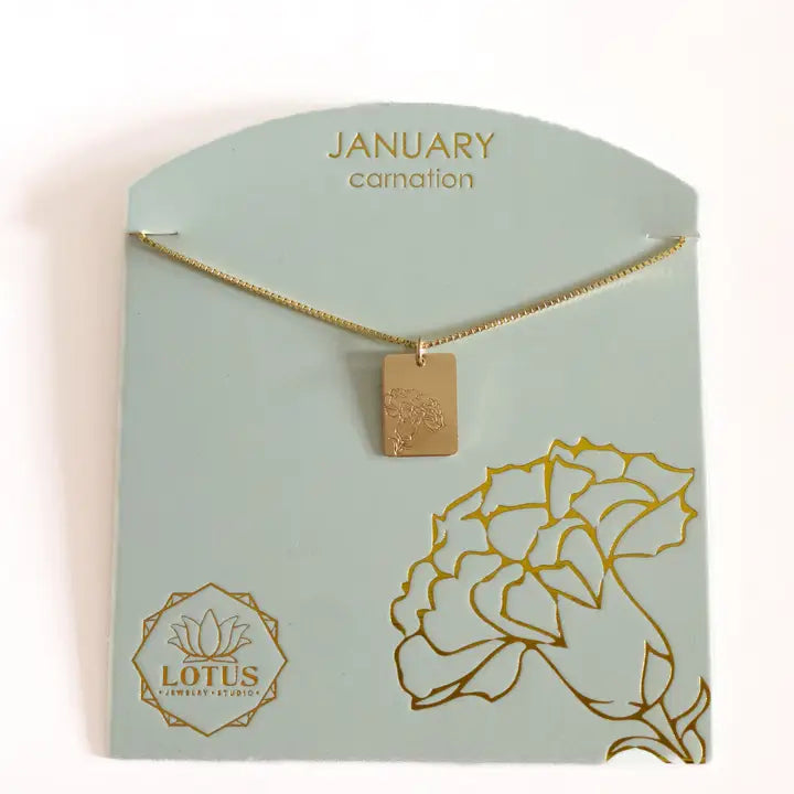 Birthflower Necklaces