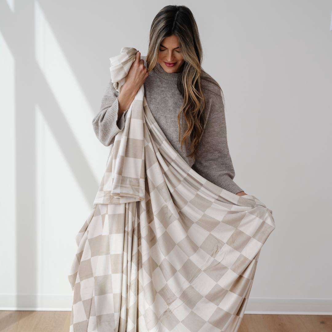 SARANONI MINKY STRETCH XL THROW BLANKETS