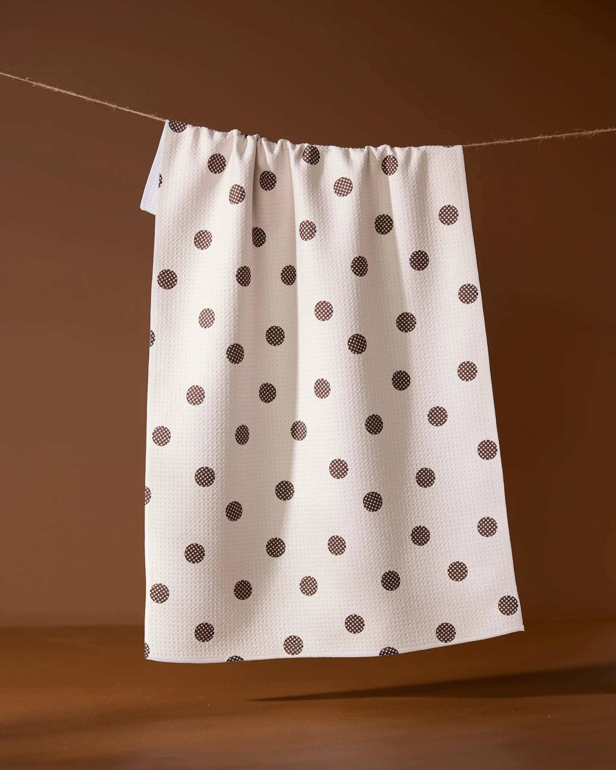 Polka Picnic Tea Towel