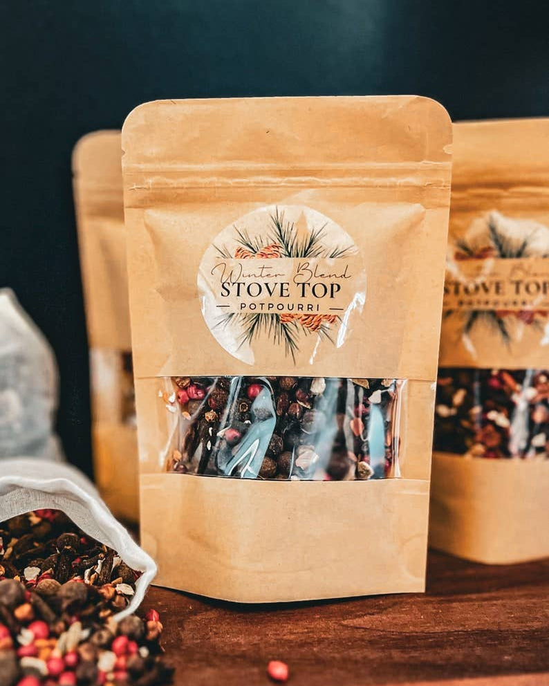 Winter Stovetop Potpourri | Orange, Cinnamon, Clove & Allspice Simmer Mix
