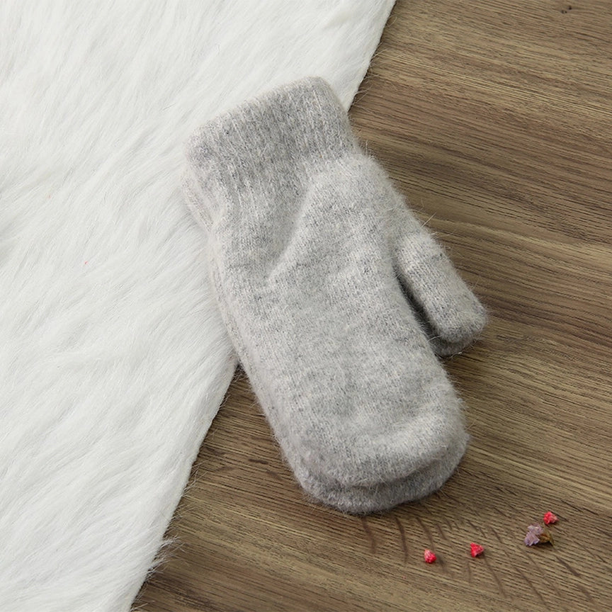 Rabbit Fur Full Finger Gloves