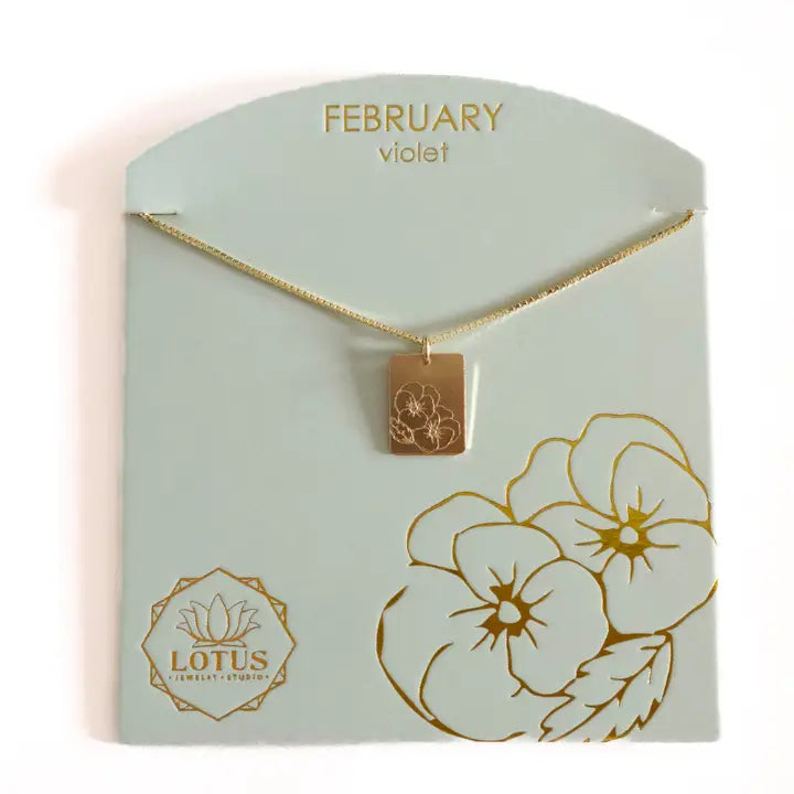 Birthflower Necklaces
