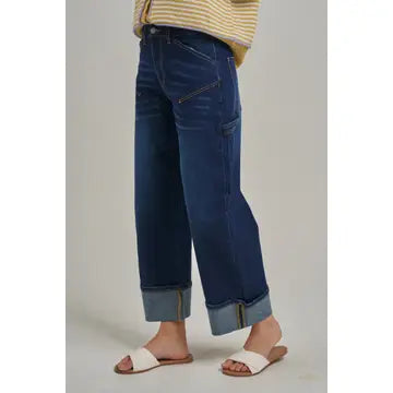The Ultimate Cuffed Stretch Carpenter Jeans – Relaxed Fit