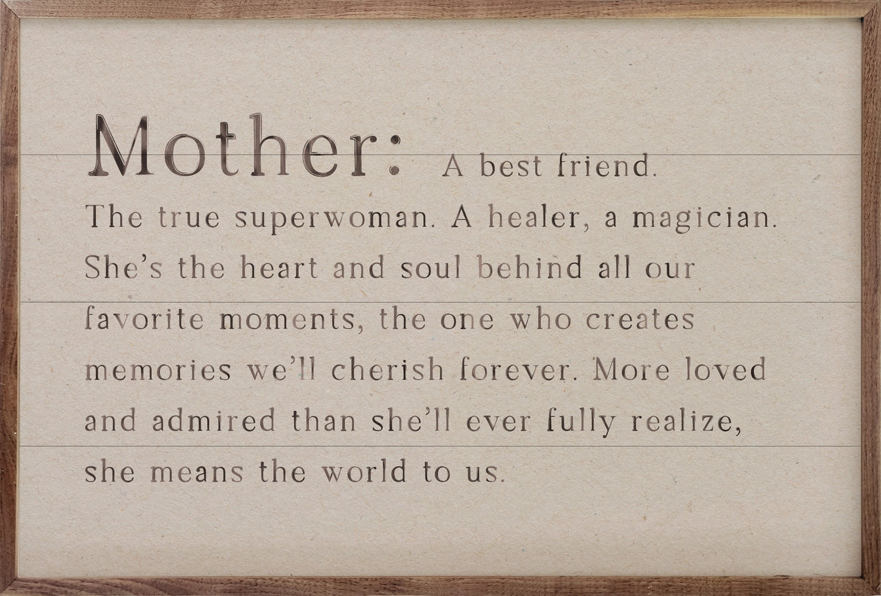 Family Definition Mother 8x5