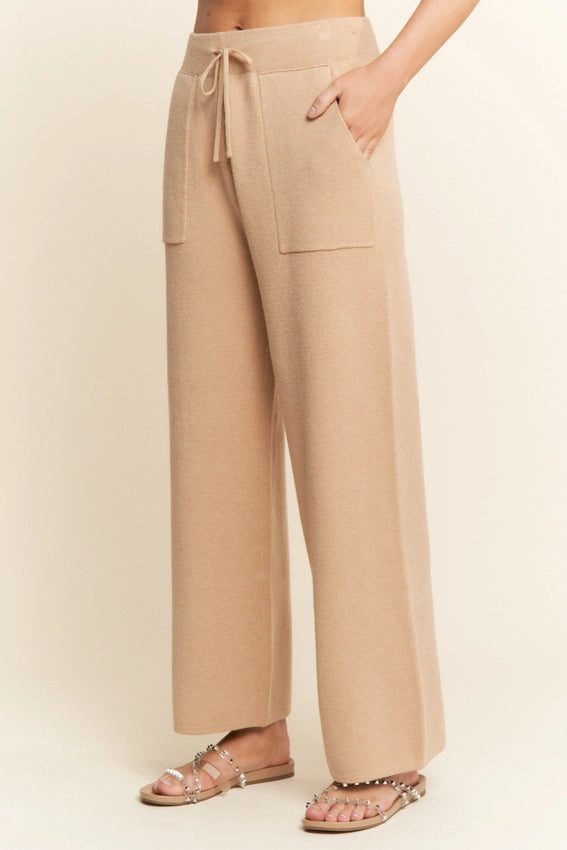 Soft Knit 2PC Set Long Sleeve Top & Bottoms