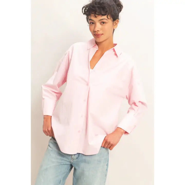 Button Up Poplin Shirt