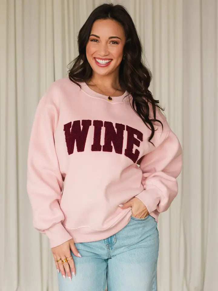 Panache Pink Wine Sweatshirt