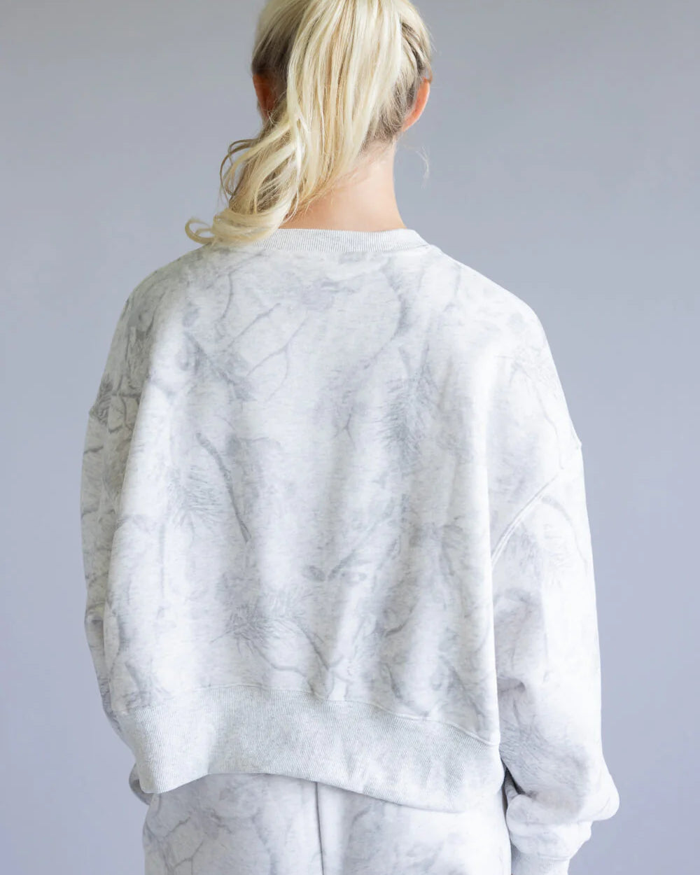 Pretty Follies Grey Camo Sweatshirt