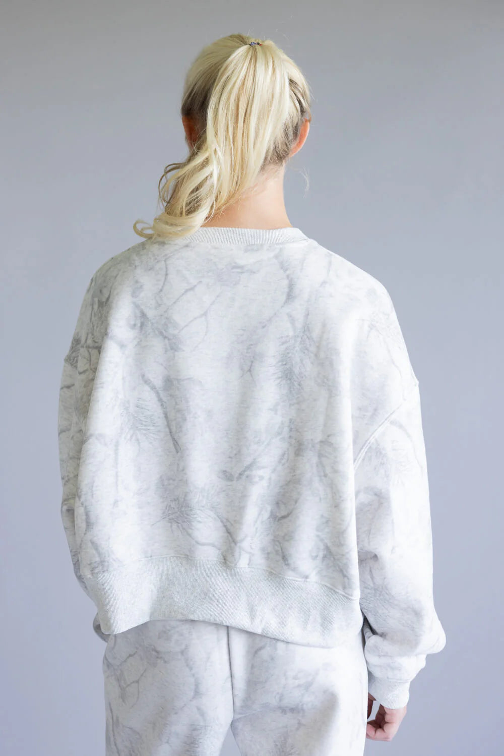 Pretty Follies Grey Camo Sweatshirt