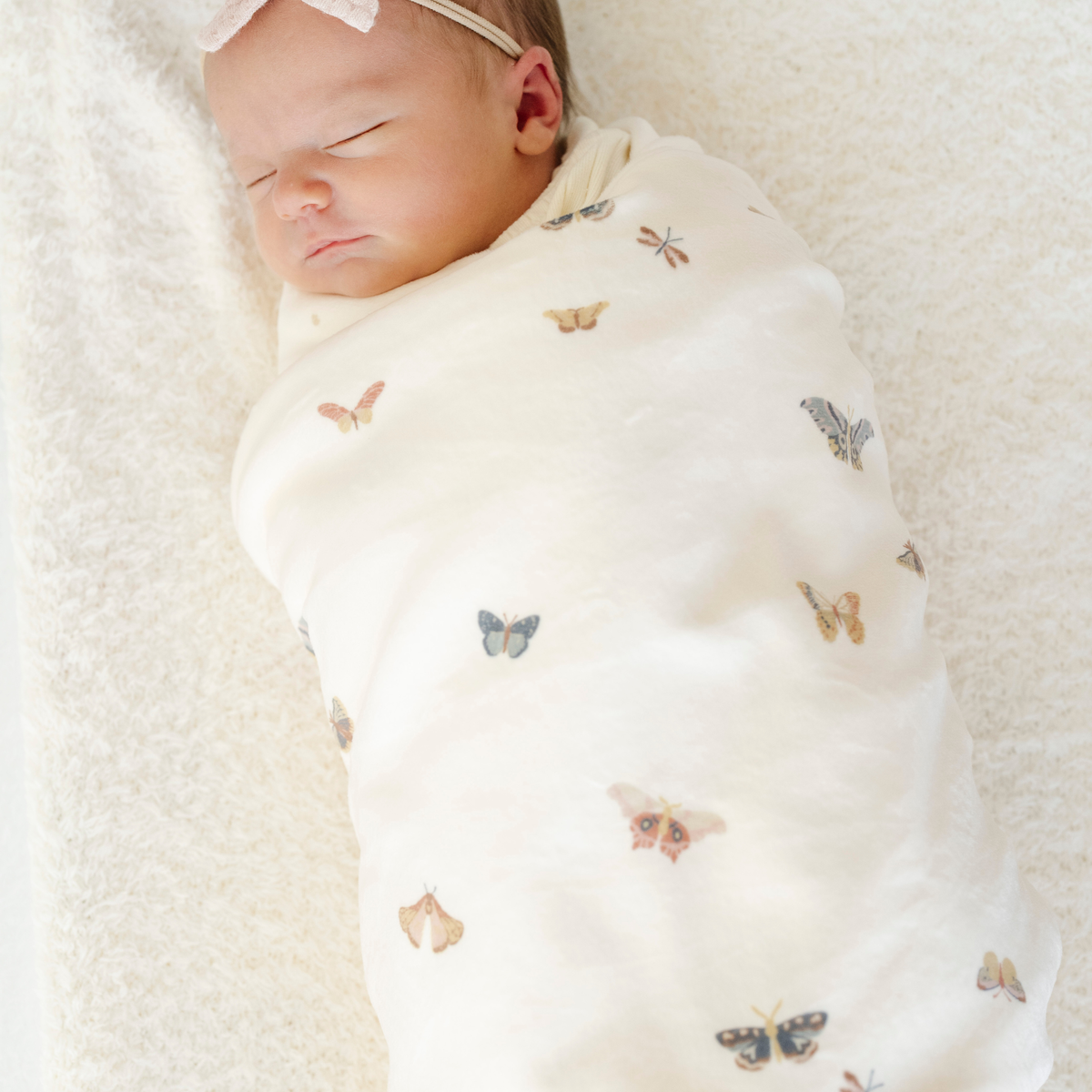SARANONI MINKY STRETCH LUXE SWADDLE/BLANKET