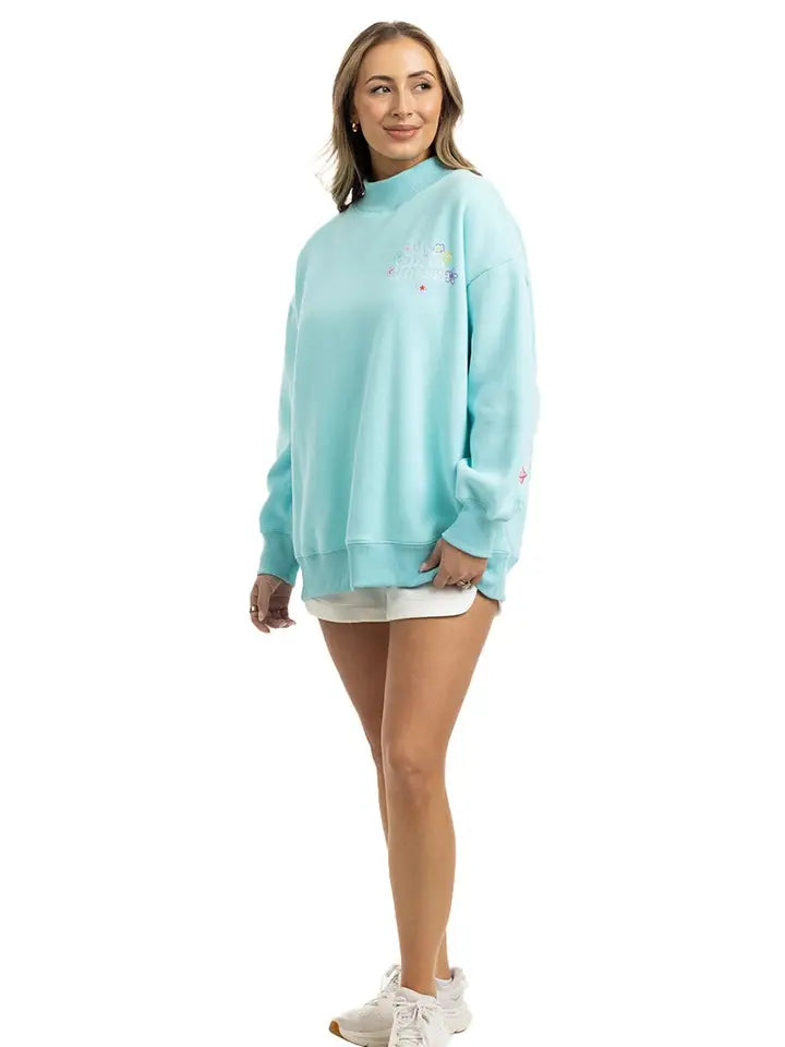 Make Heaven Crowded Wholesale Mockneck Pullover