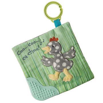 2-in-1 Sensory Crinkle Teether Toy