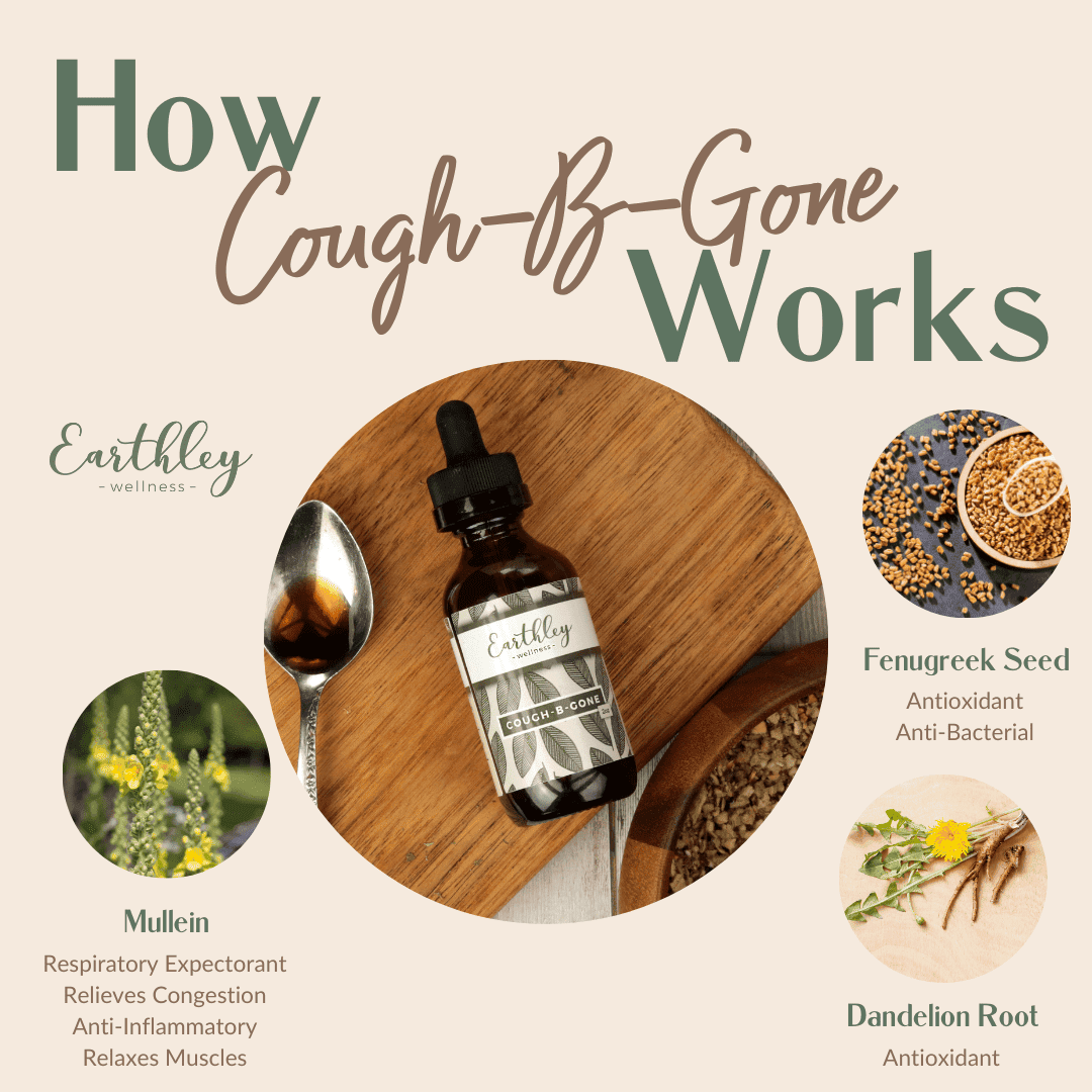 Earthley Cough B Gone (Alcohol Free) 4oz