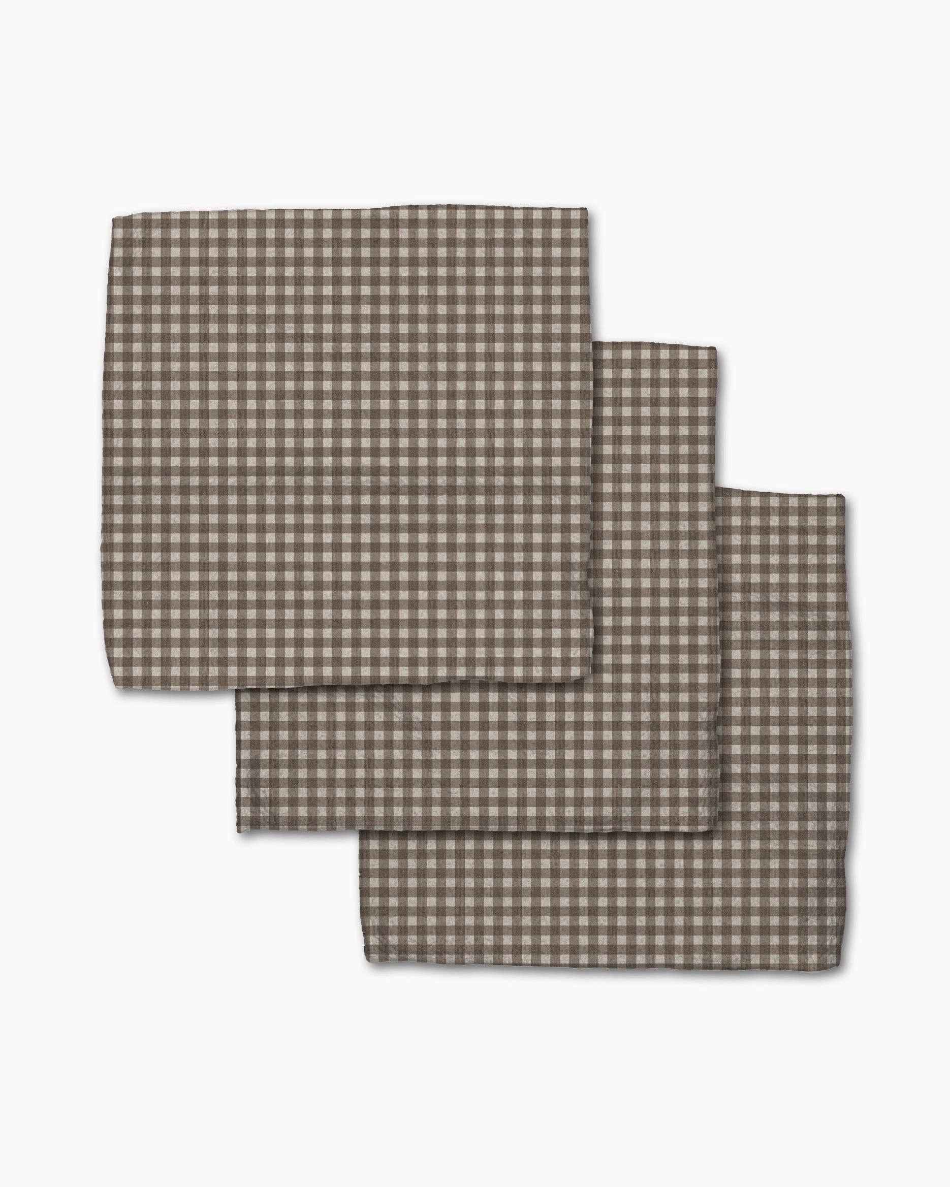 Whidbey Check Dishcloth Set