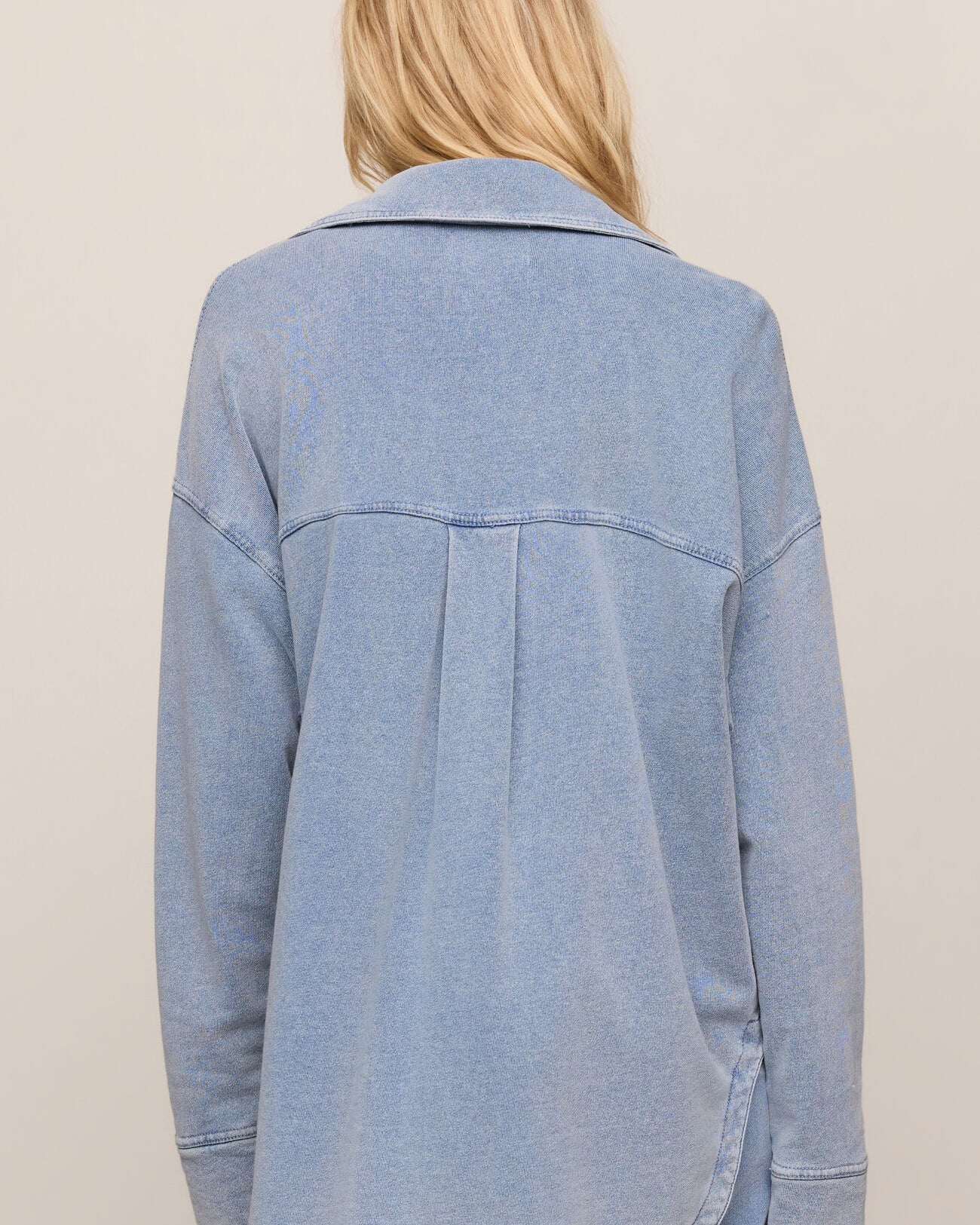 All Day Knit Denim Jacket Ocean Air Indigo