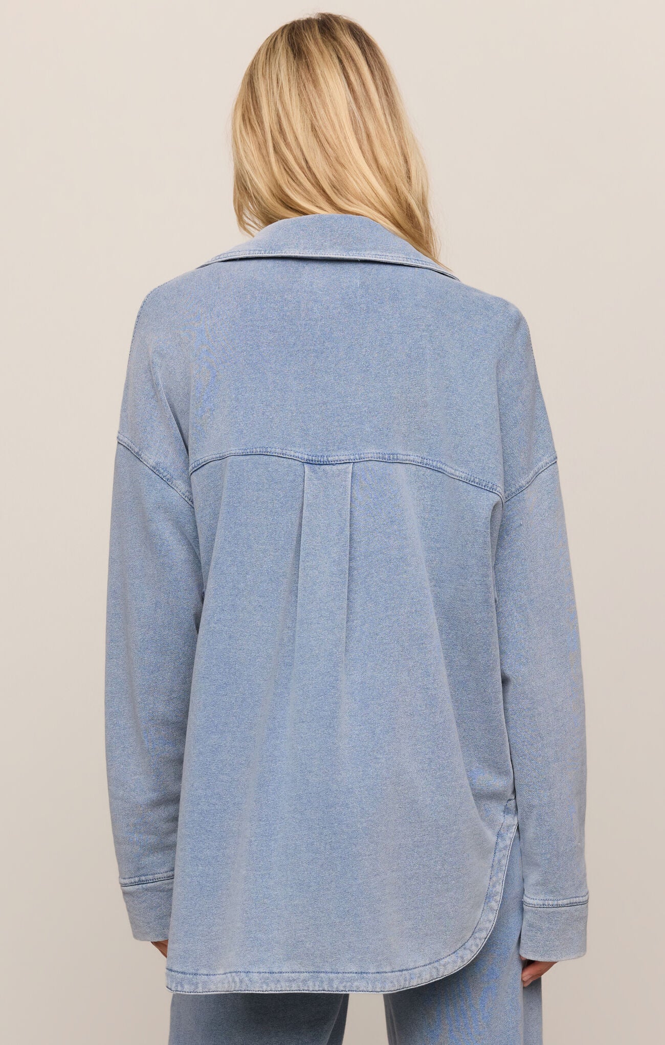 All Day Knit Denim Jacket Ocean Air Indigo