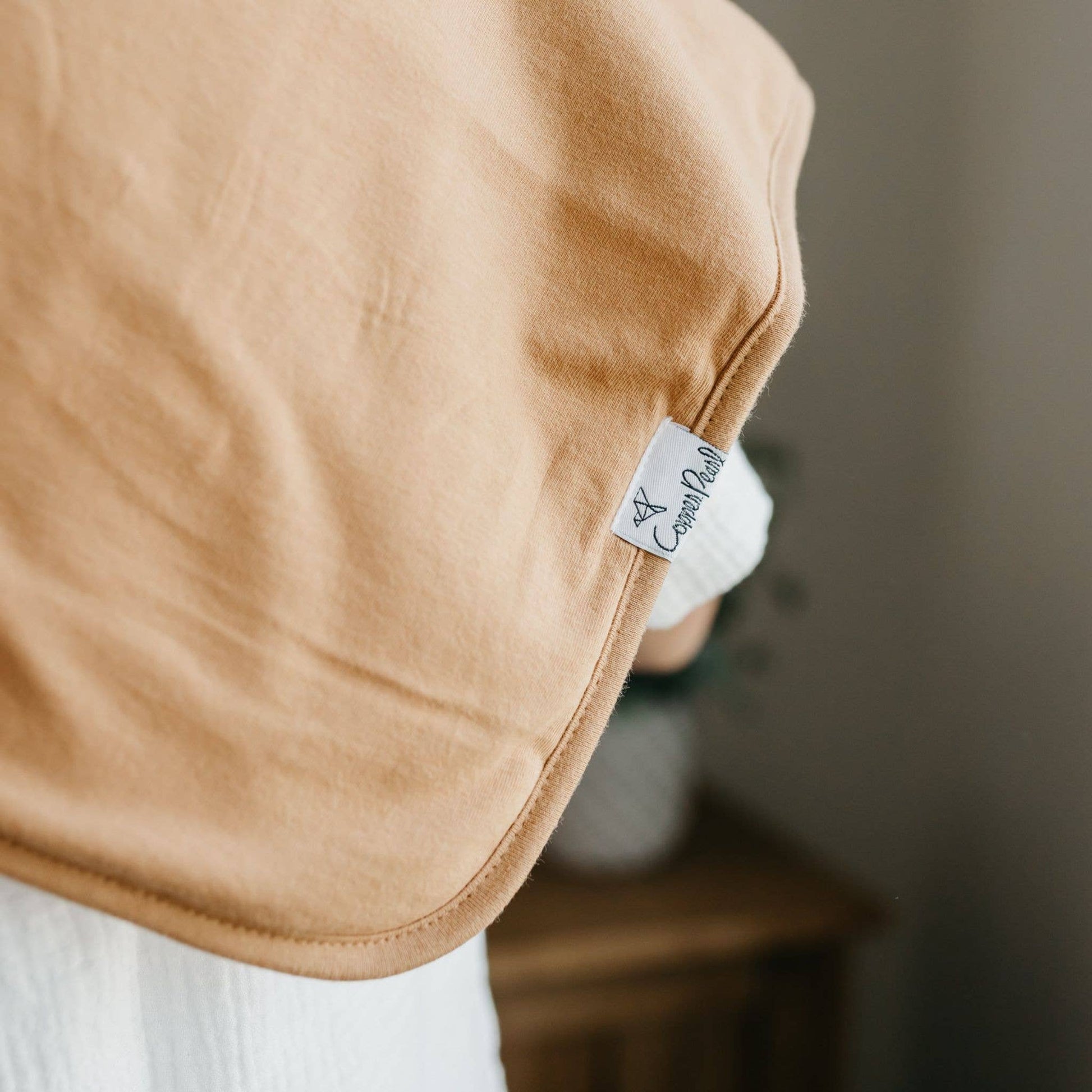 3 Pack Premium Burp Cloths - Dune