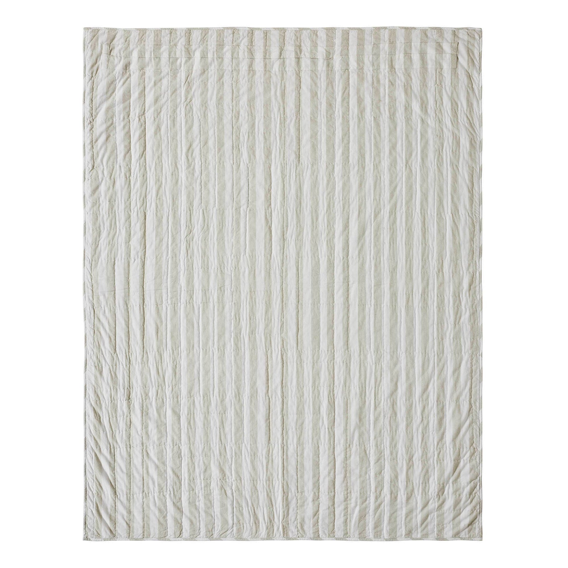 Finders Keepers Neutral Quilted Throw 50x60