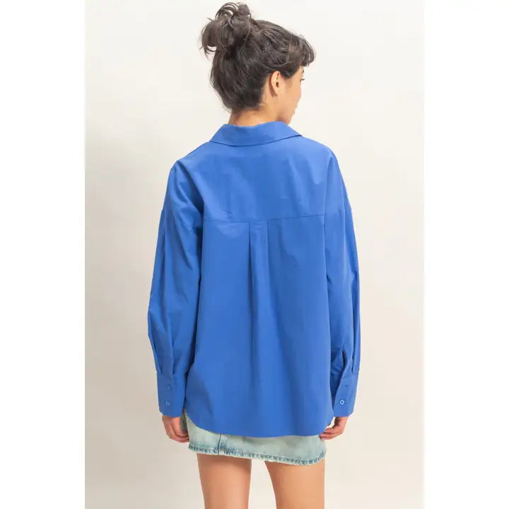 Button Up Poplin Shirt