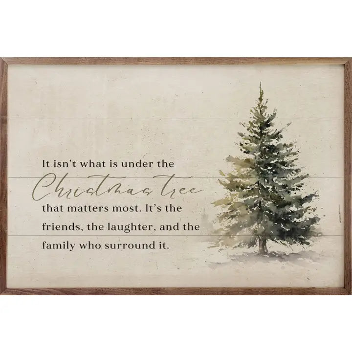 Under the Christmas Tree 8 x 5 x 1.5