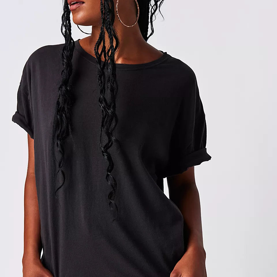Free People Nina Oversized Cotton Tee – We The Free Collection