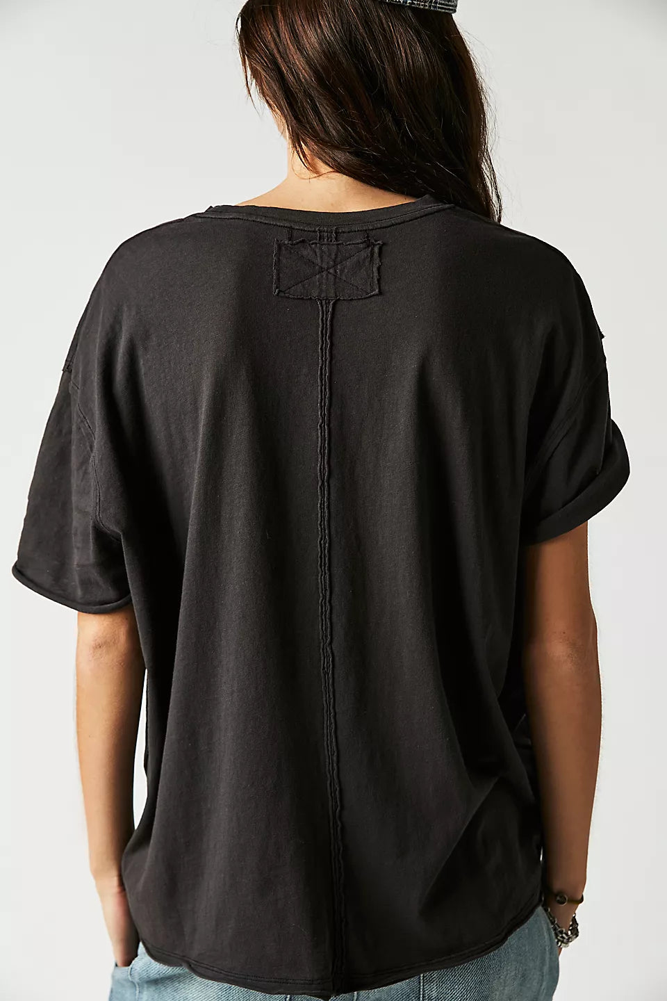 Free People Nina Oversized Cotton Tee – We The Free Collection